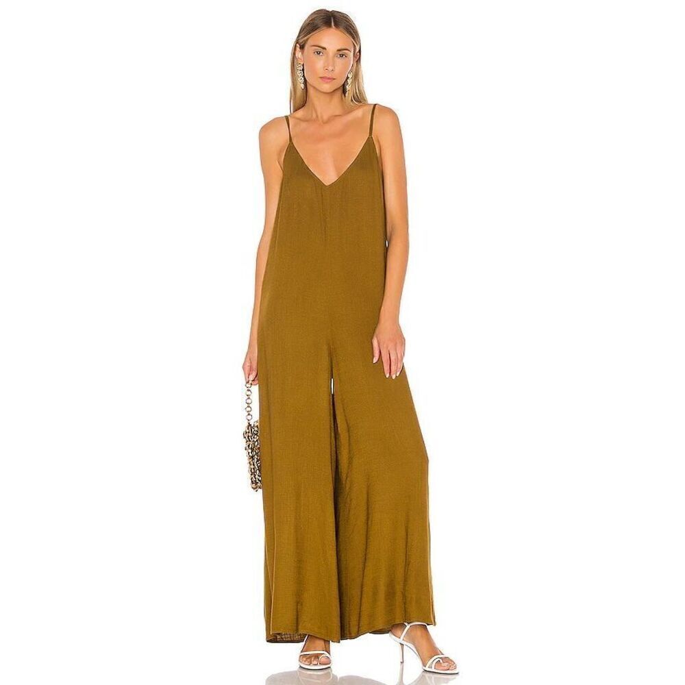 L Space  Ryan Jumper jumpsuit Moss Green One Piece